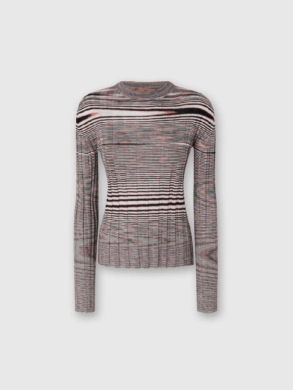 Missoni Maglia girocollo in cashmere e seta fiammata Vendite stagionali
