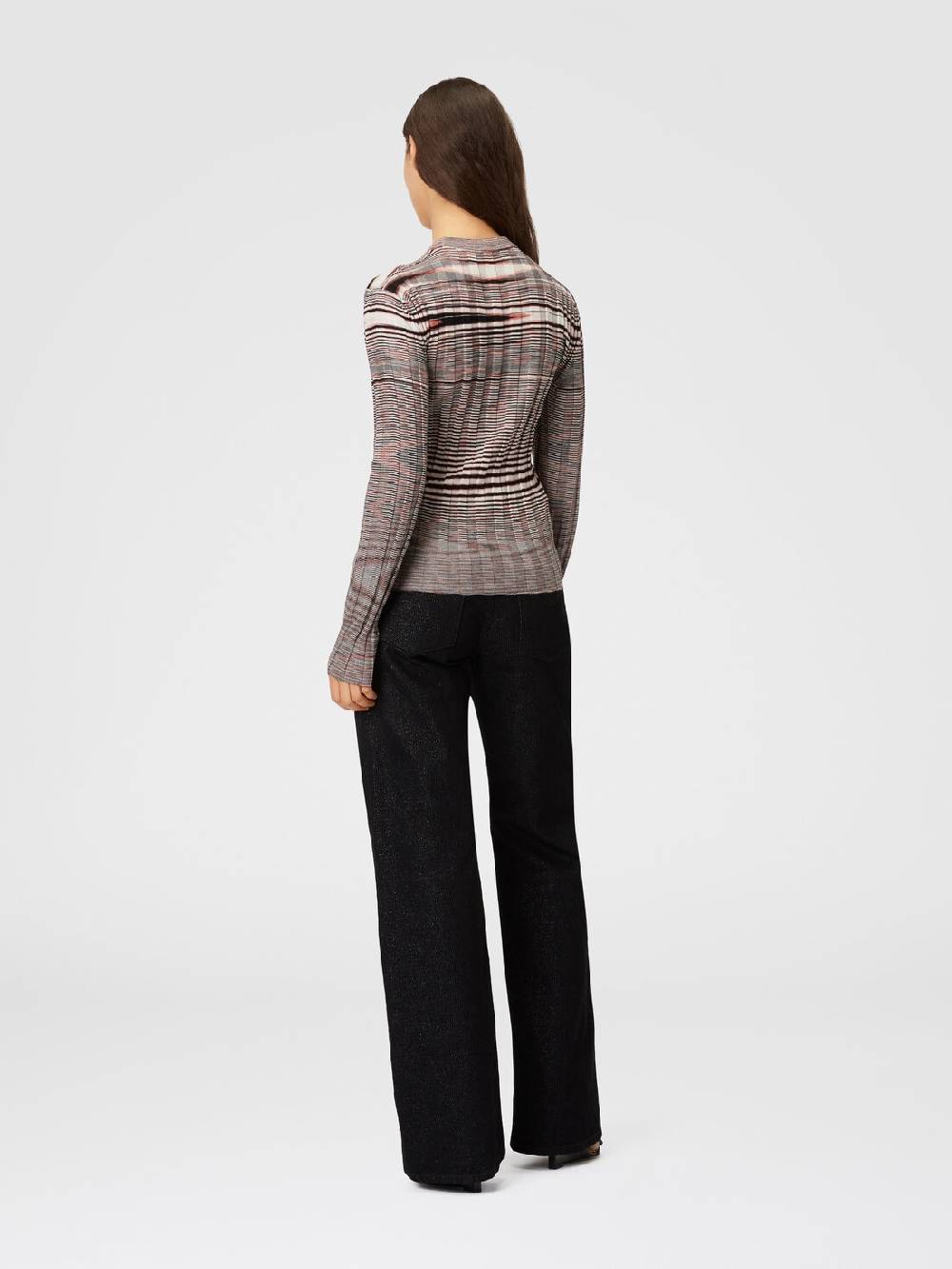 Missoni Maglia girocollo in cashmere e seta fiammata Vendite stagionali