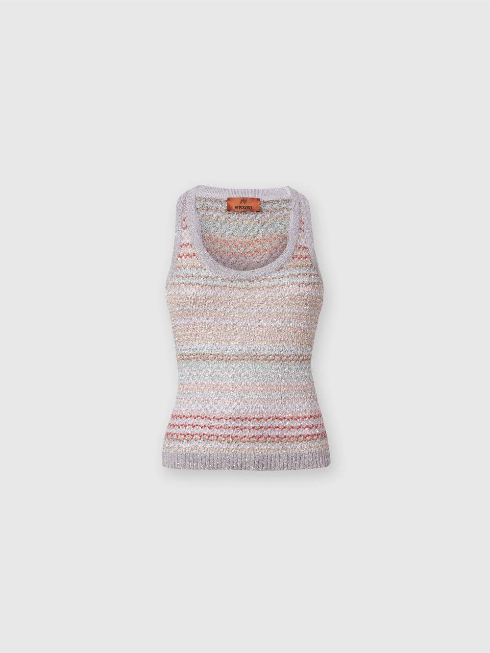 Missoni Canottiera in maglia a rete con applicazione di paillettes Shopping Online