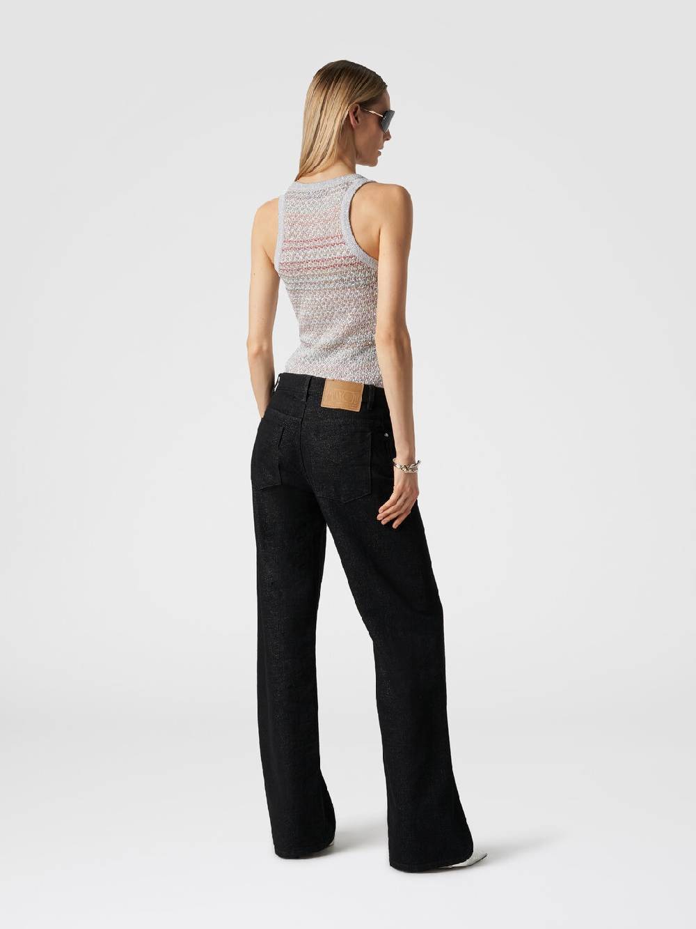 Missoni Canottiera in maglia a rete con applicazione di paillettes Shopping Online
