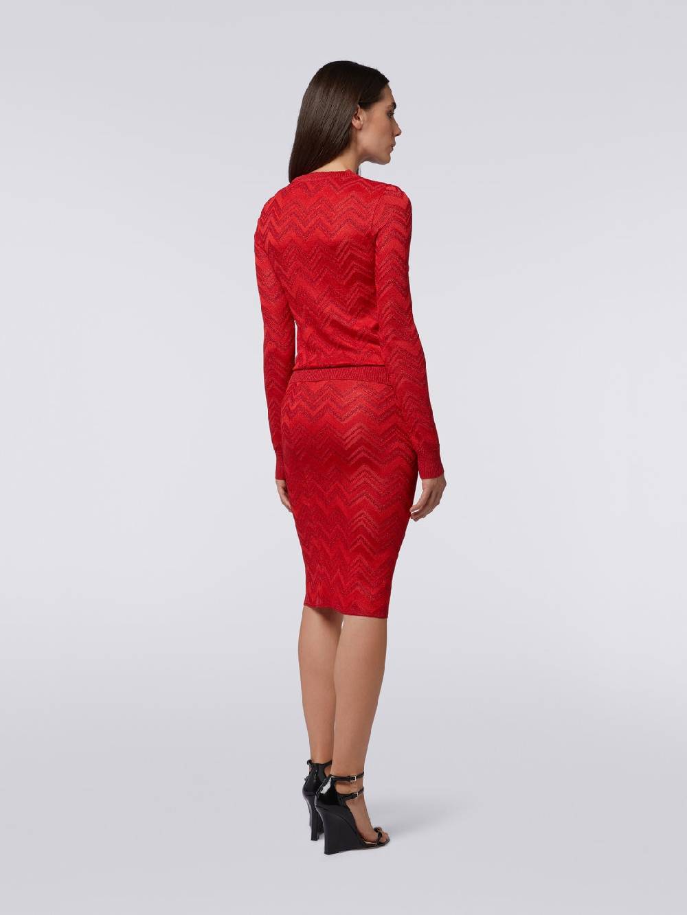 Missoni Maglia girocollo in misto viscosa zig zag con lurex Online