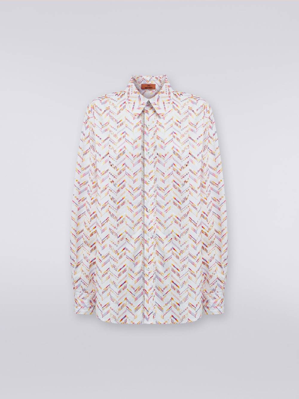 Missoni Camicia in popeline di cotone con pizzo sangallo Nuovi prodotti