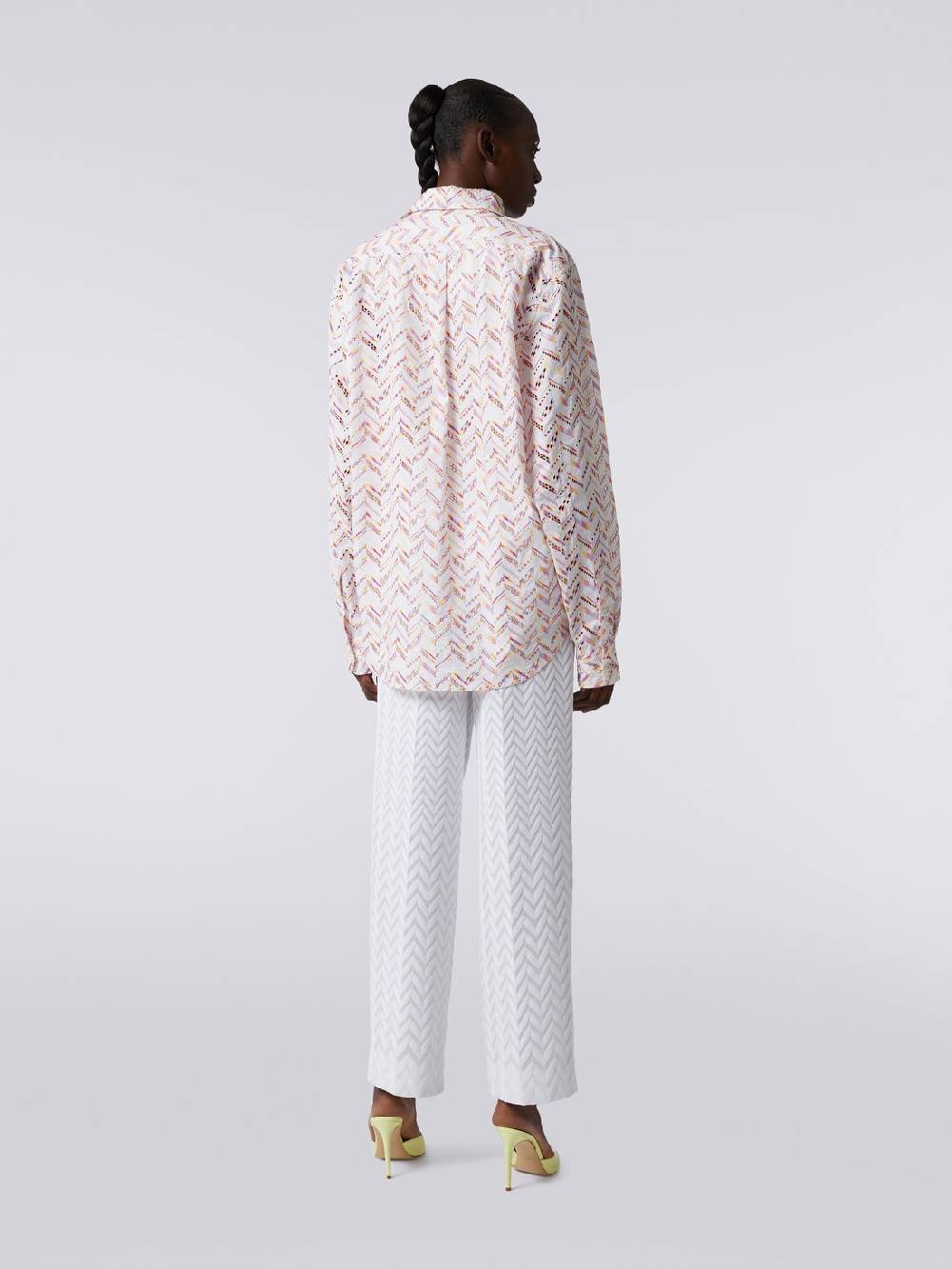 Missoni Camicia in popeline di cotone con pizzo sangallo Nuovi prodotti