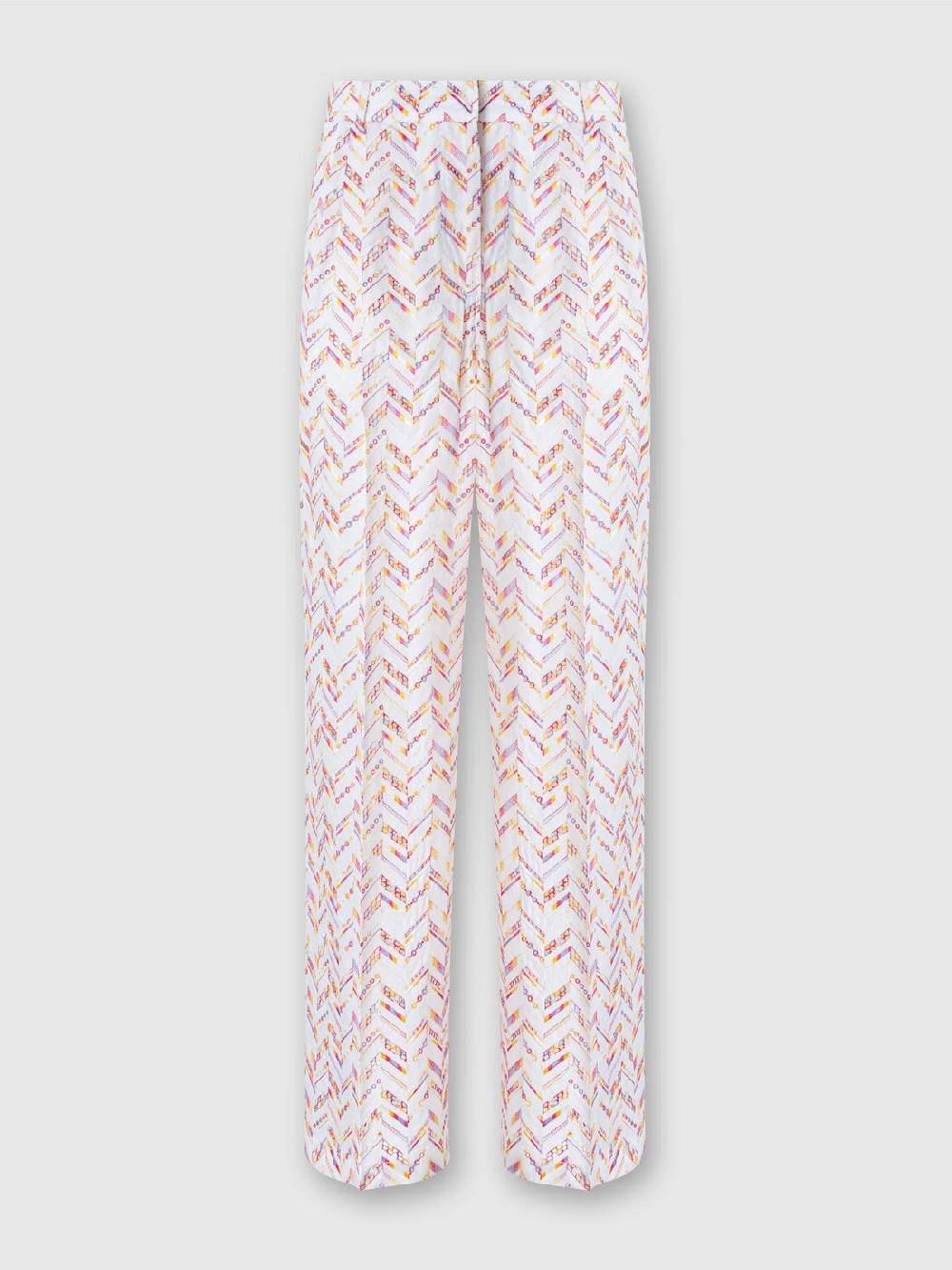 Missoni Pantaloni in popeline di cotone con pizzo sangallo Vendita Calda