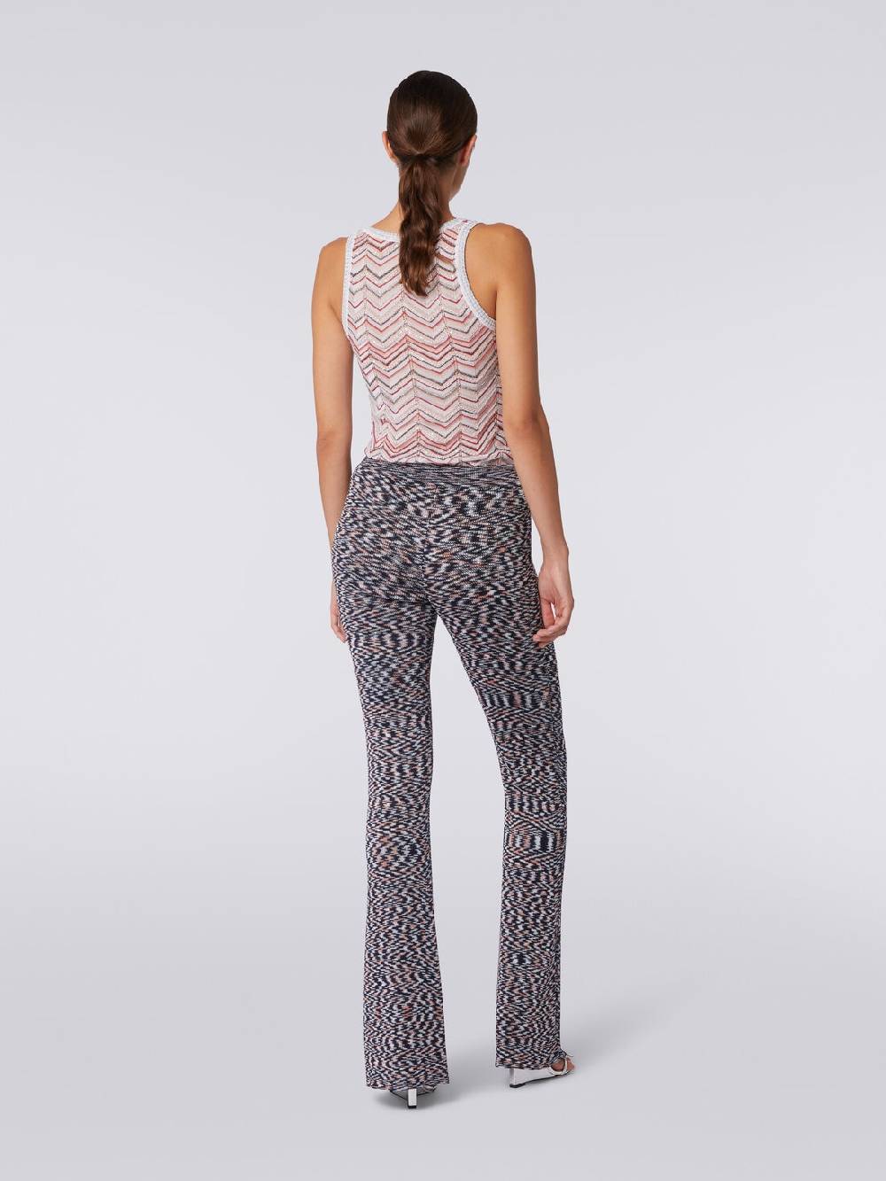 Missoni Pantaloni flare in misto viscosa fiammata Qualità