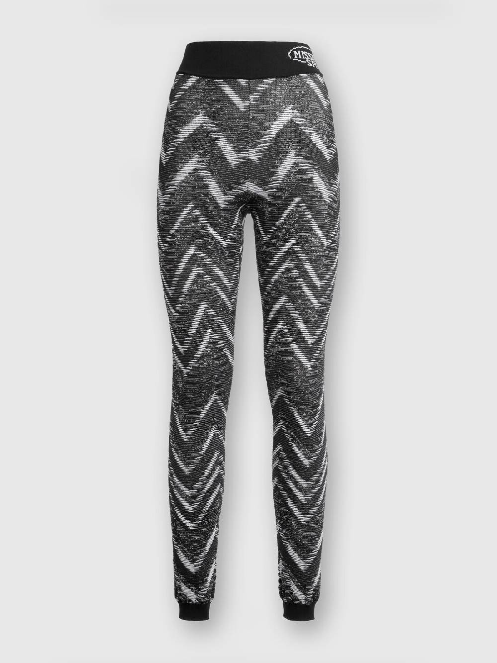 Missoni Leggings in maglia con lurex e logo Spedizione Gratuita