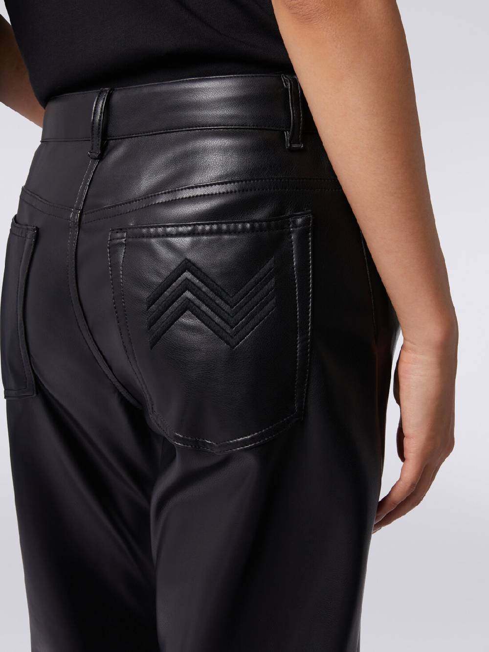 Missoni Pantaloni cinque tasche in ecopelle Soddisfazione Garantita