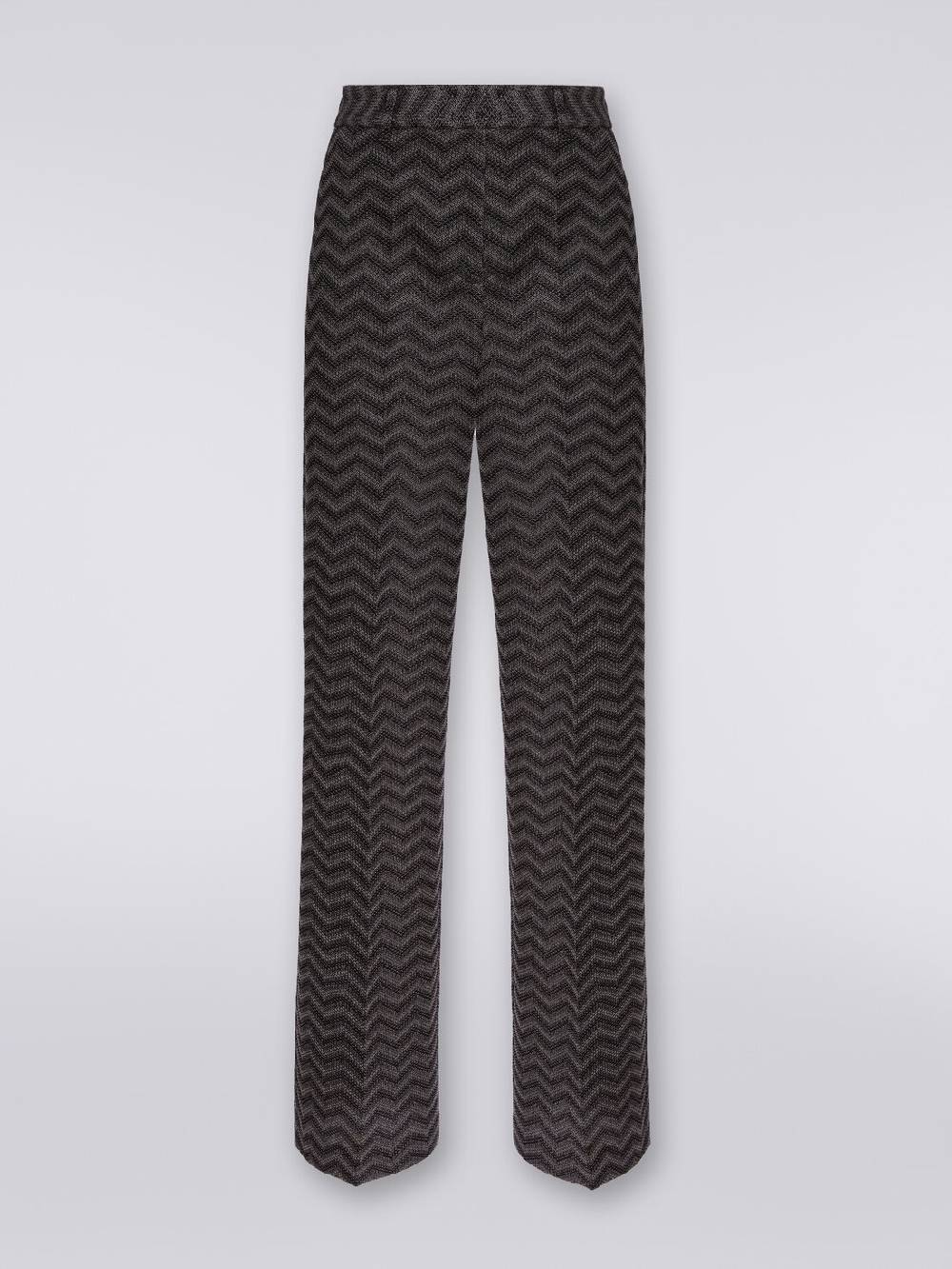 Missoni Pantaloni dritti in cotone chevron Fino Al -60%