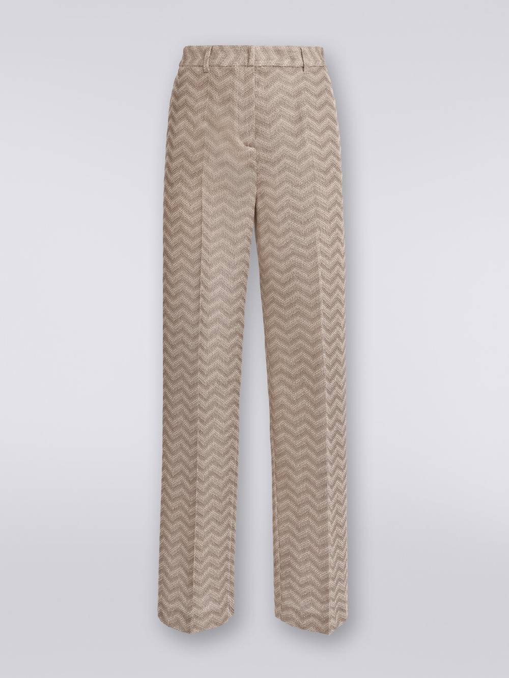 Missoni Pantaloni dritti in cotone chevron Shopping Online