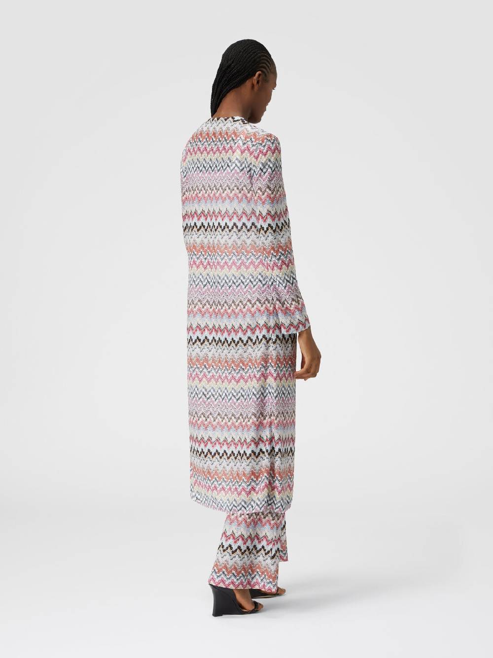Missoni Pantaloni flare in misto viscosa lamé zig zag Online