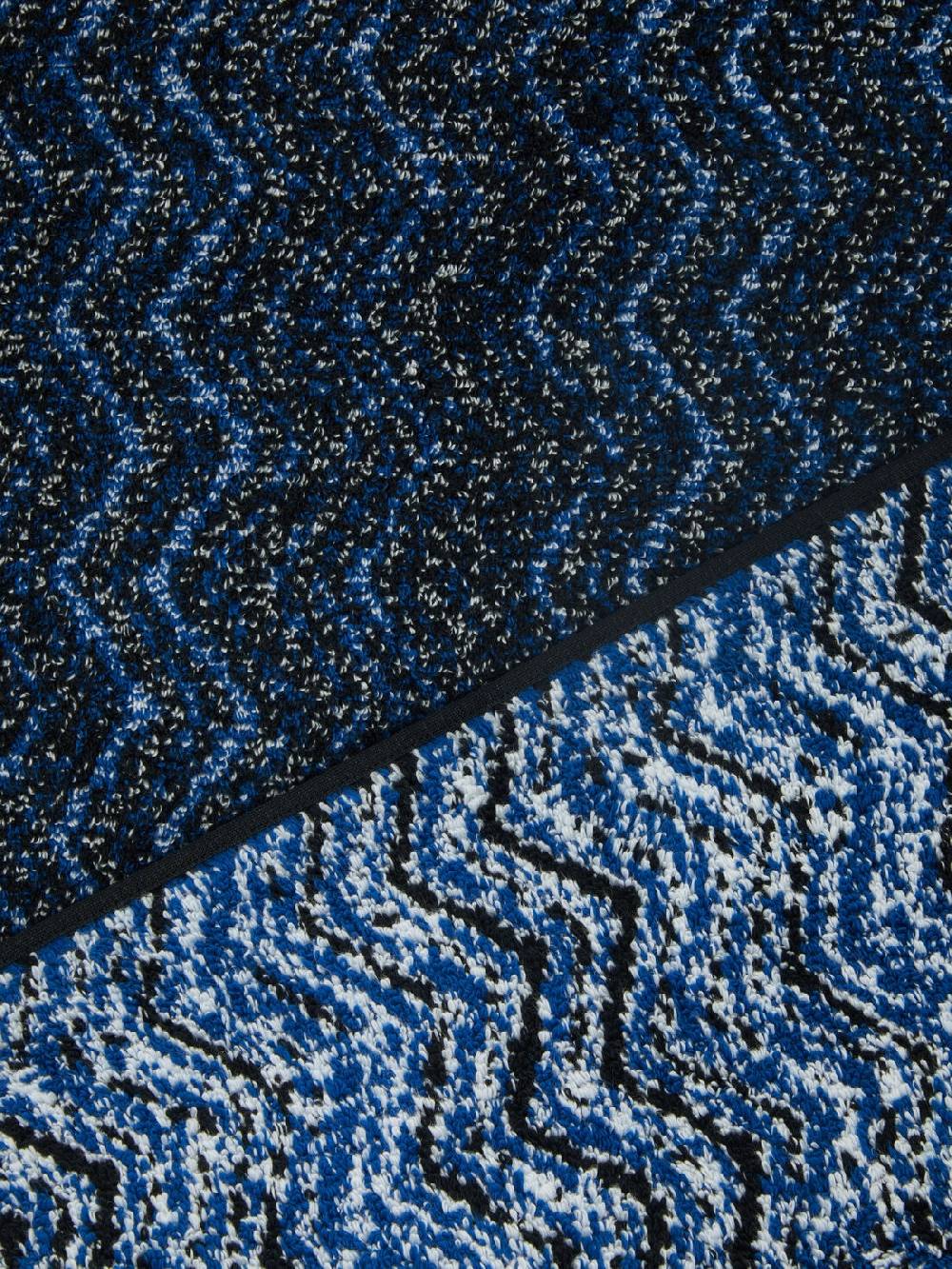Missoni Tappetino da bagno Azul 60x90 cm in cotone chevron Vendita Economica