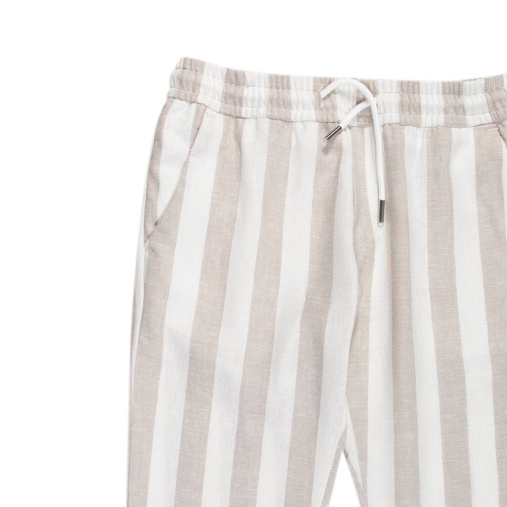 Nupkeet Pantalone lungo Beige e Bianco – Scaro Novità