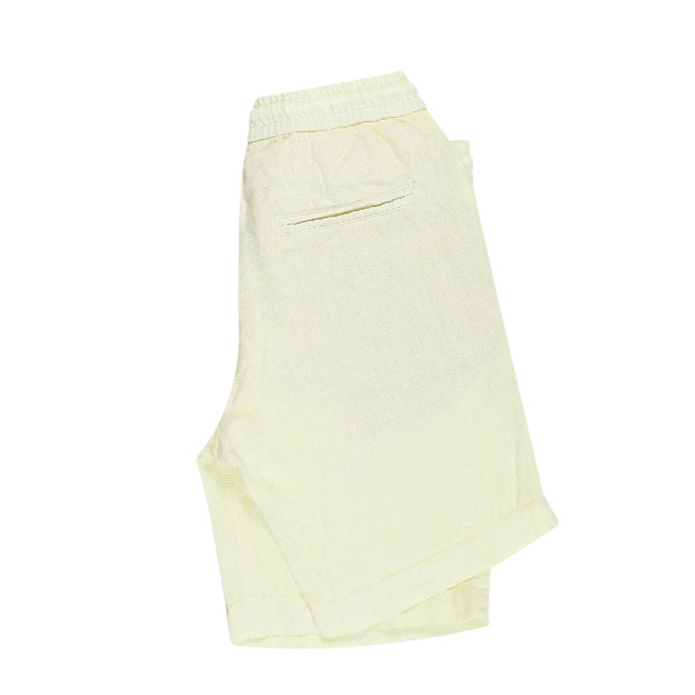 Nupkeet Bermuda Giallo In Lino – Cucolo Online
