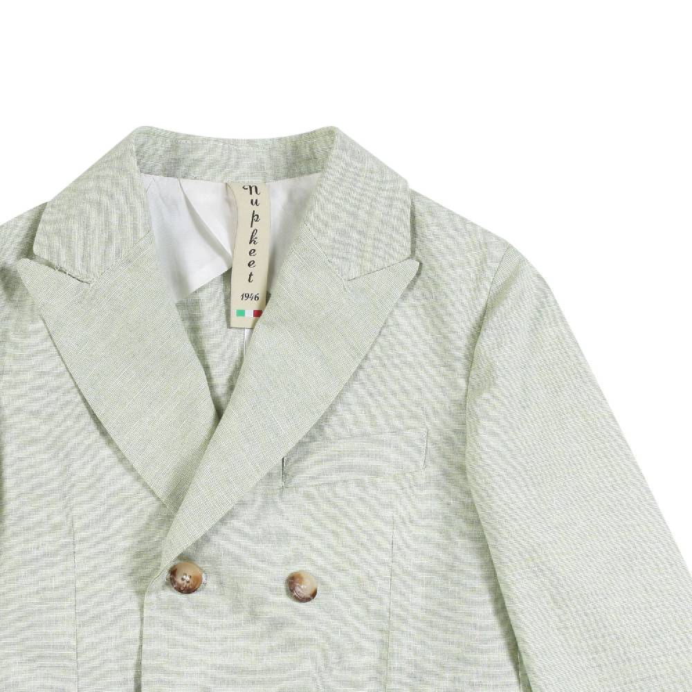 Nupkeet Giacca Verde Doppiopetto – Mussillo Vendita Calda