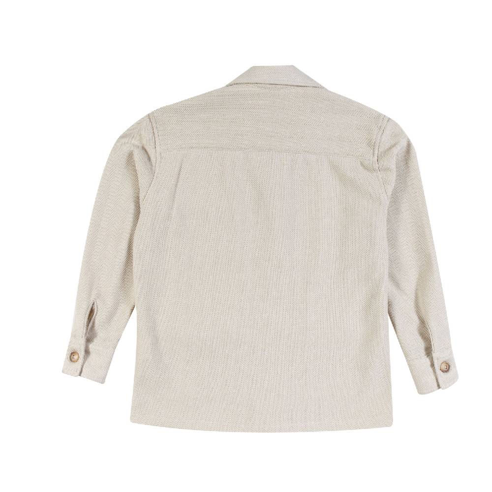 Nupkeet Giacca Beige Collo Italiano – Acciuga Nuova