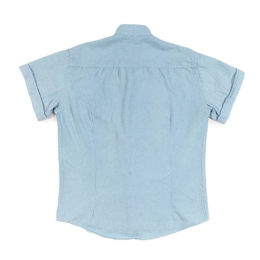 Nupkeet Camicia Collo Coreano Celeste – Tamburo Moda