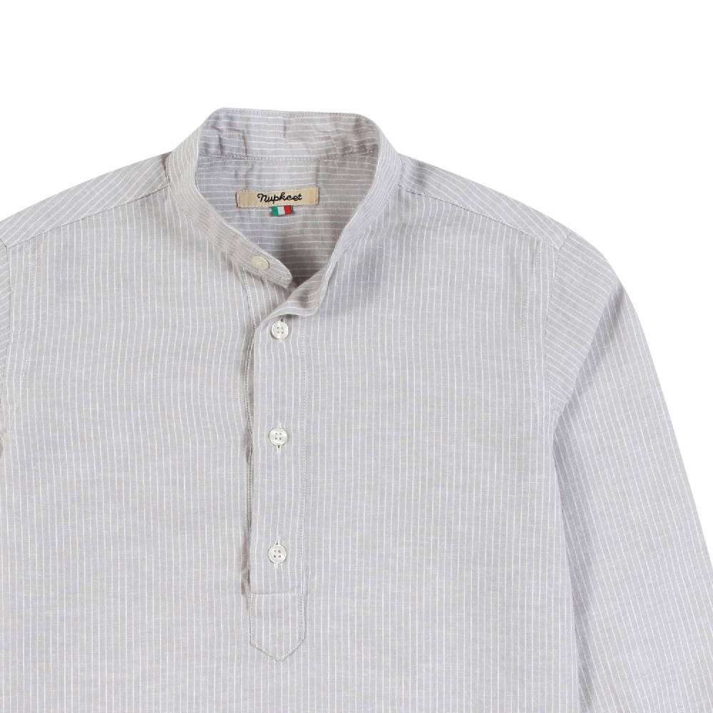 Nupkeet Camicia Coreana Manica Lunga – Papalina Italia