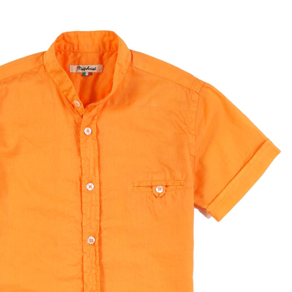 Nupkeet Camicia Coreana Arancione – Rospo Spedizione Gratuita
