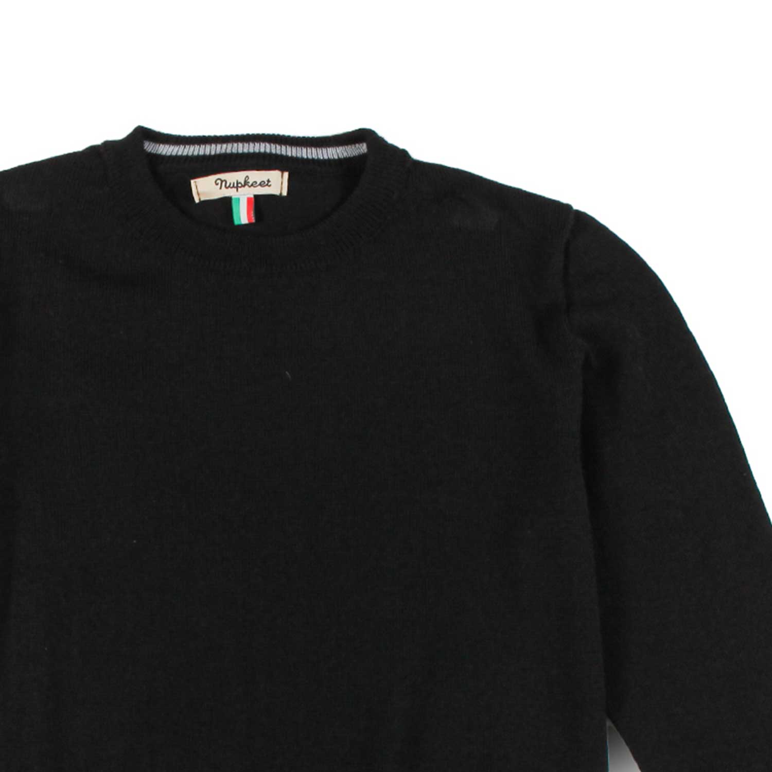 Nupkeet Pullover Girocollo Nero – Lentini Presa
