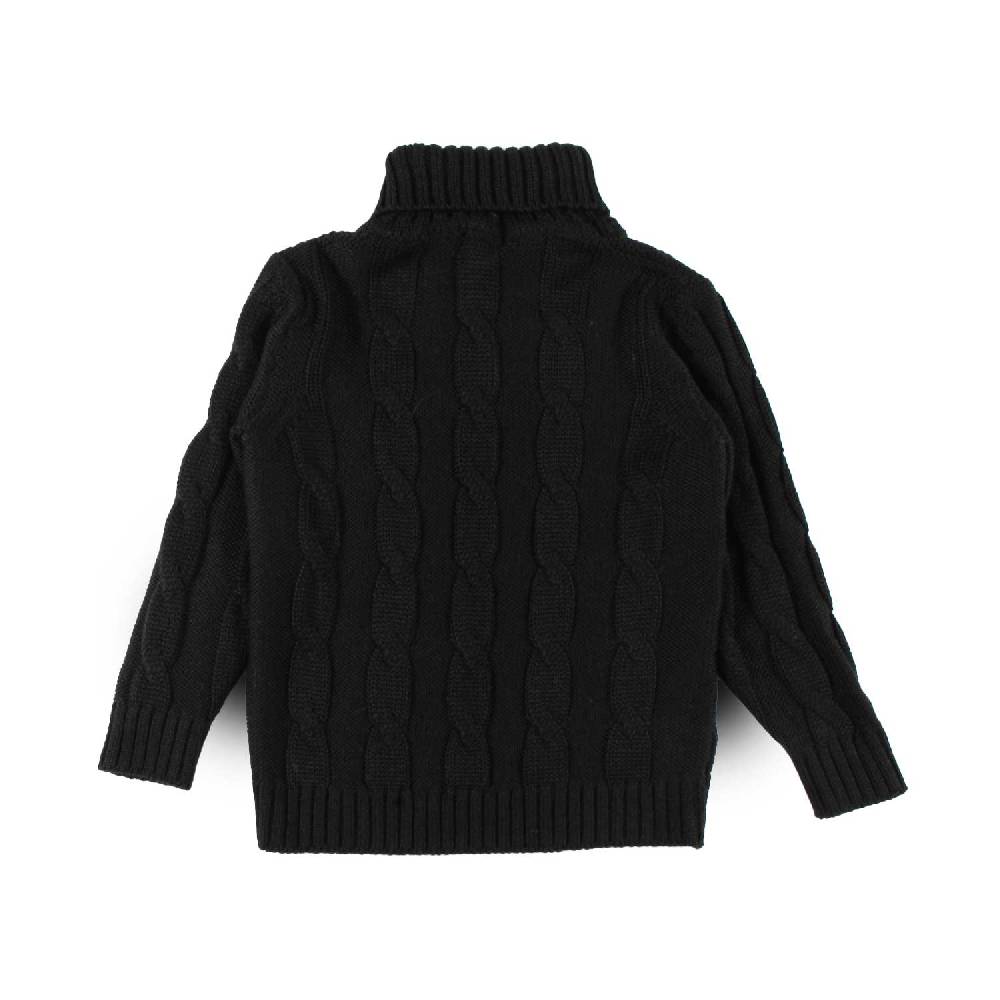 Nupkeet Pullover Collo Alto Nero – Furore Sconto