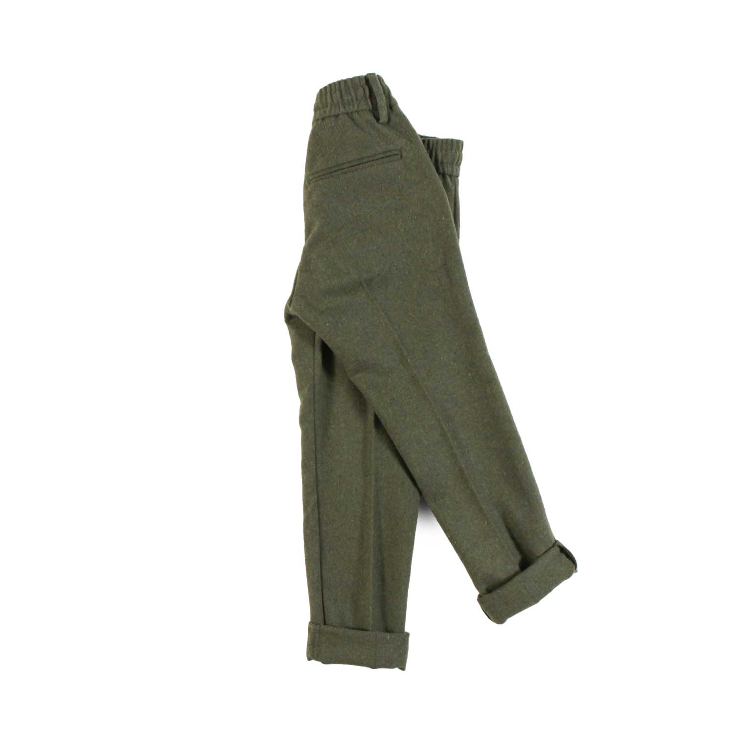 Nupkeet Pantalone con Coulisse in Misto Lana – Nero Negozio