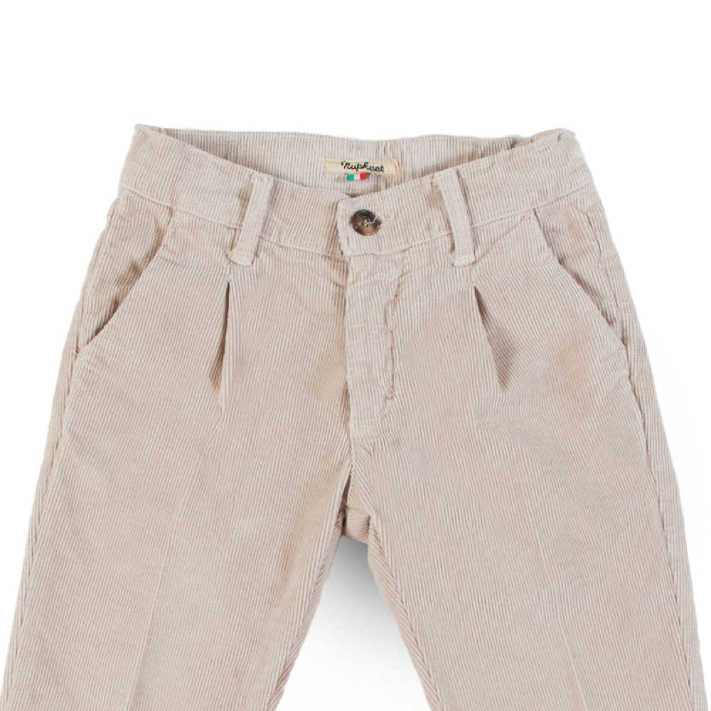 Nupkeet Pantalone con Pinces in Velluto Operato Stretch – Vattern Italia