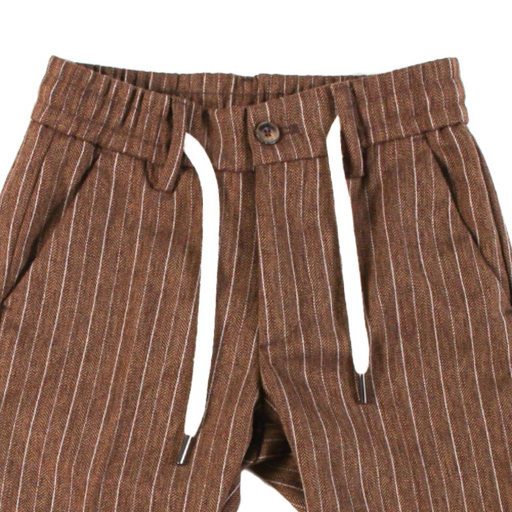 Nupkeet Pantalone con Coulisse in Panno Spinato – Torrei 2025