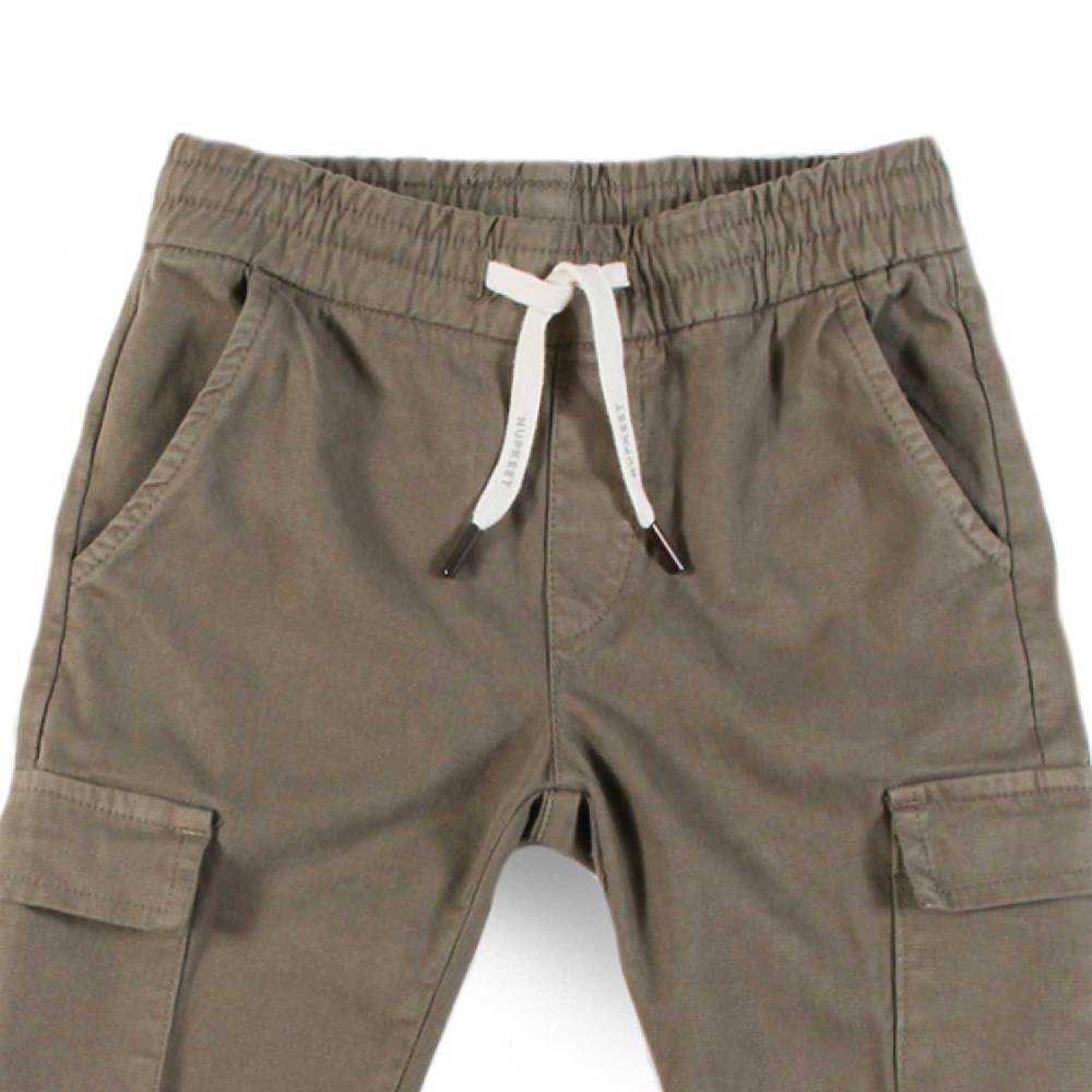 Nupkeet Pantalone con Tasconi e Coulisse in Operato Stretch – Toblino In Linea