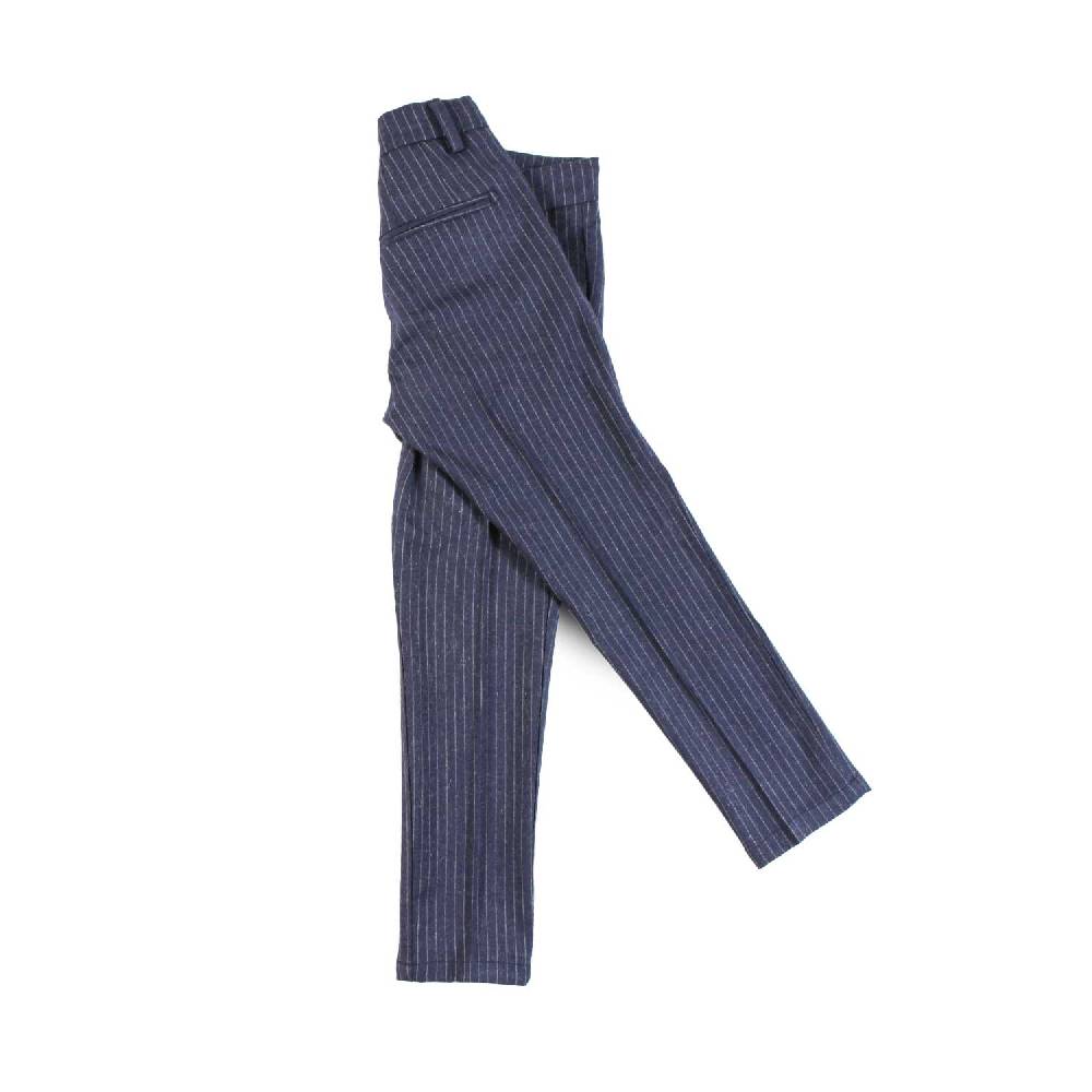 Nupkeet Pantalone con Pinces in Gessato – Annone Promozione