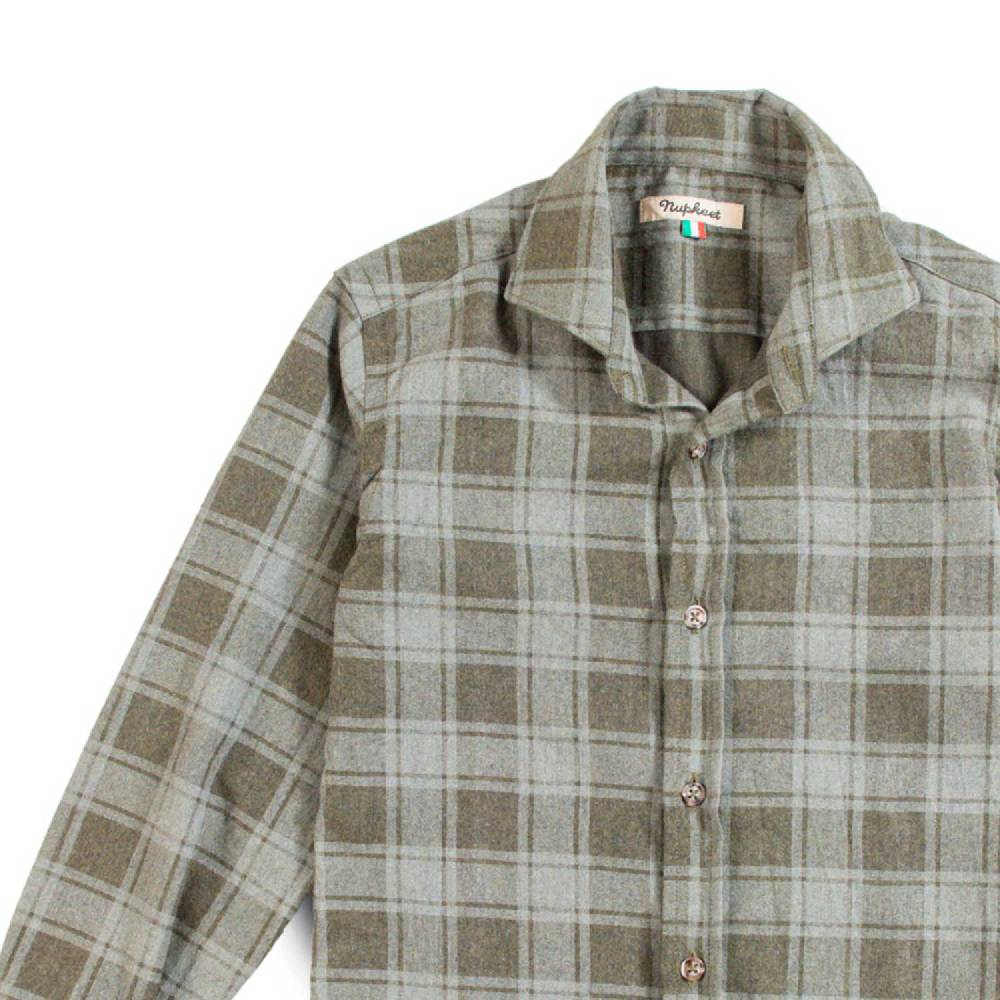 Nupkeet Camicia in Flanella Stampata – Mezzola Convenienza