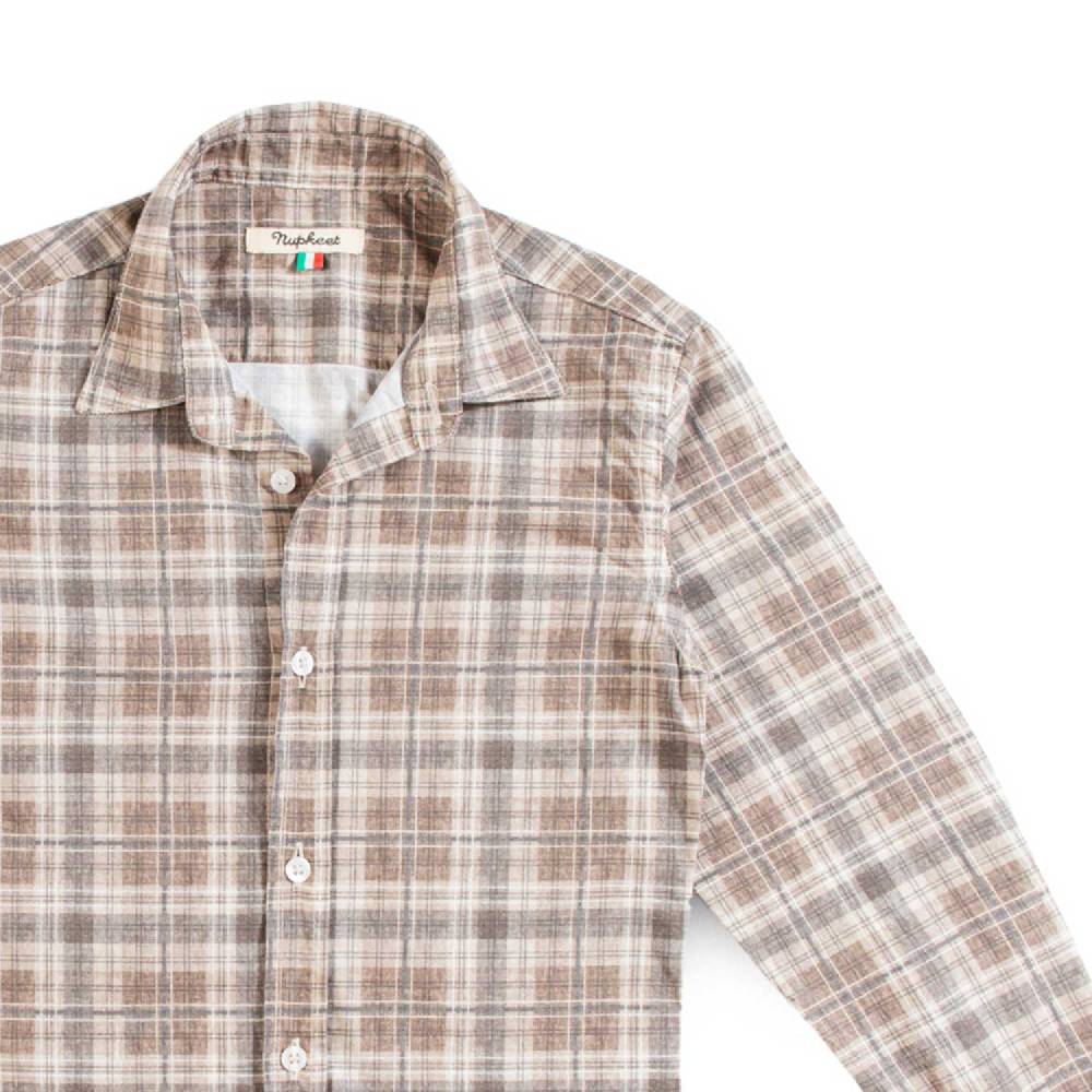 Nupkeet Camicia in Popeline Stampa Tartan – Lucrino Presa
