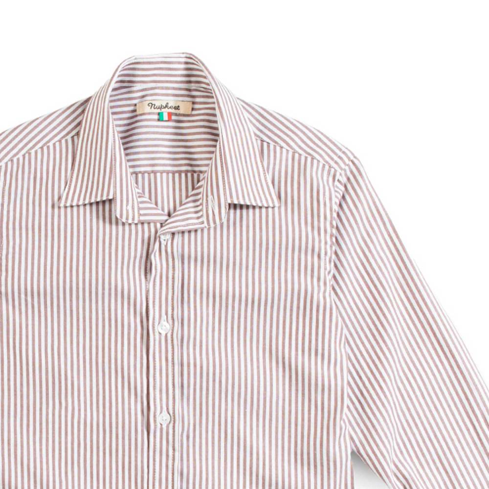 Nupkeet Camicia in Popeline a Righe – Onega Outlet