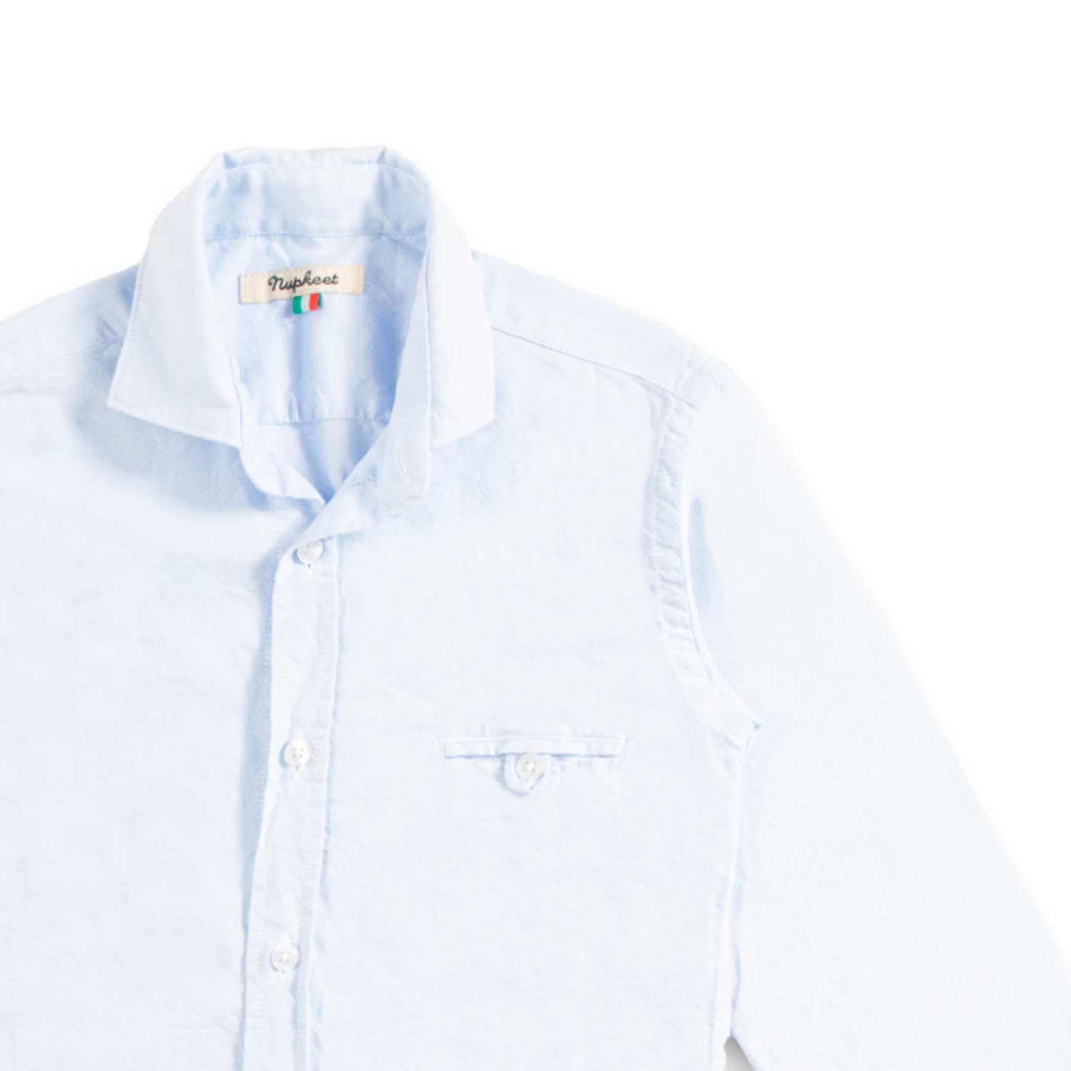 Nupkeet Camicia con Taschino in Oxford – Reale Offerta Anniversario