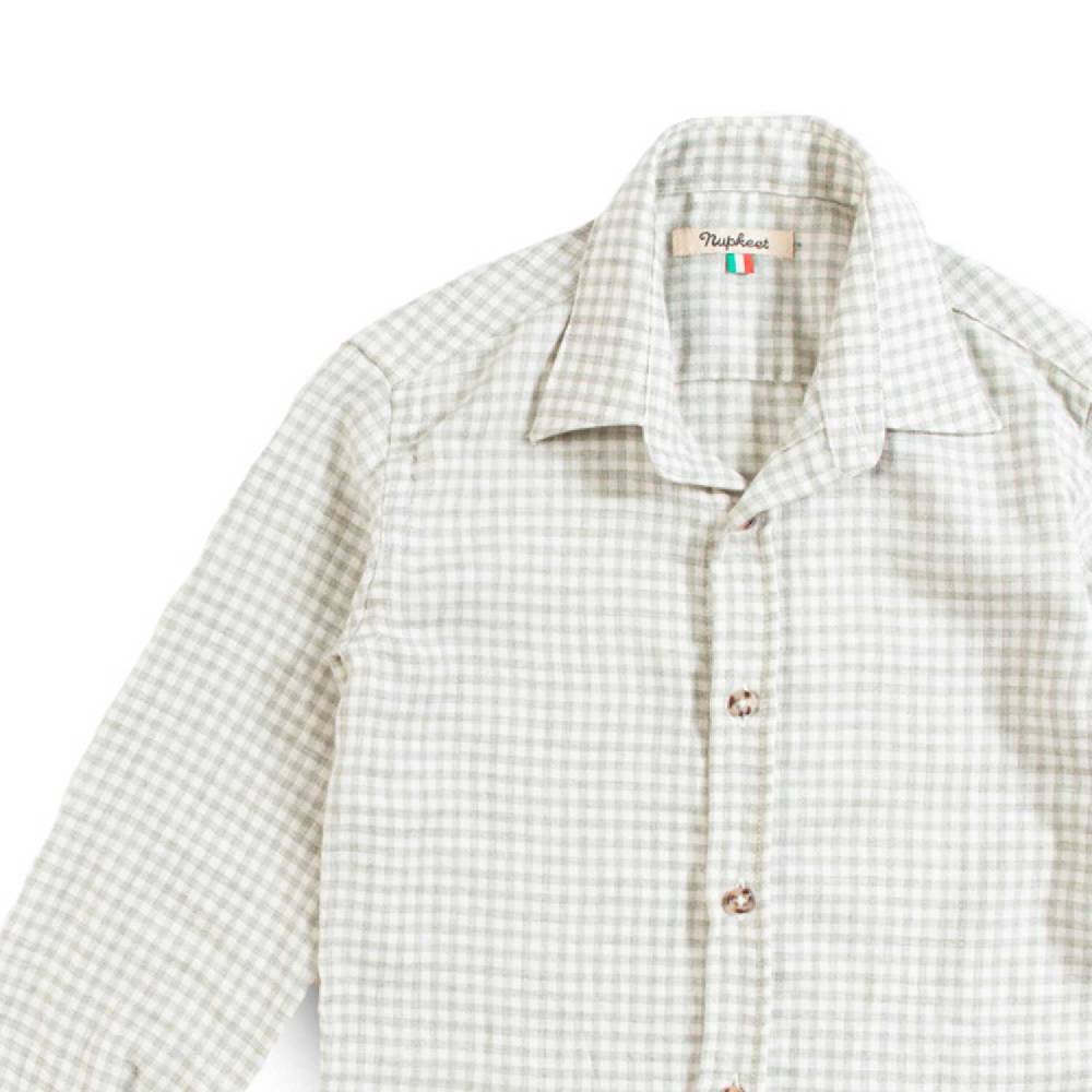 Nupkeet Camicia a Quadri in Flanella – Tovel Offerte