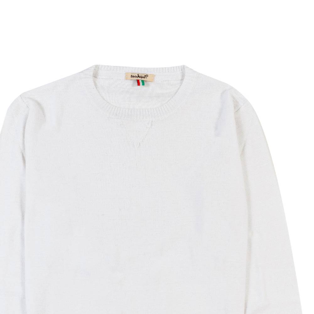 Nupkeet Pullover tricot bianco Capalbio Nuovo