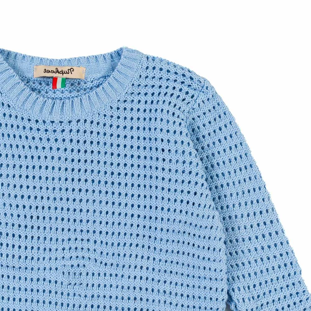Nupkeet Pullover tricot azzurro cielo Pistoia Spedizione Gratuita