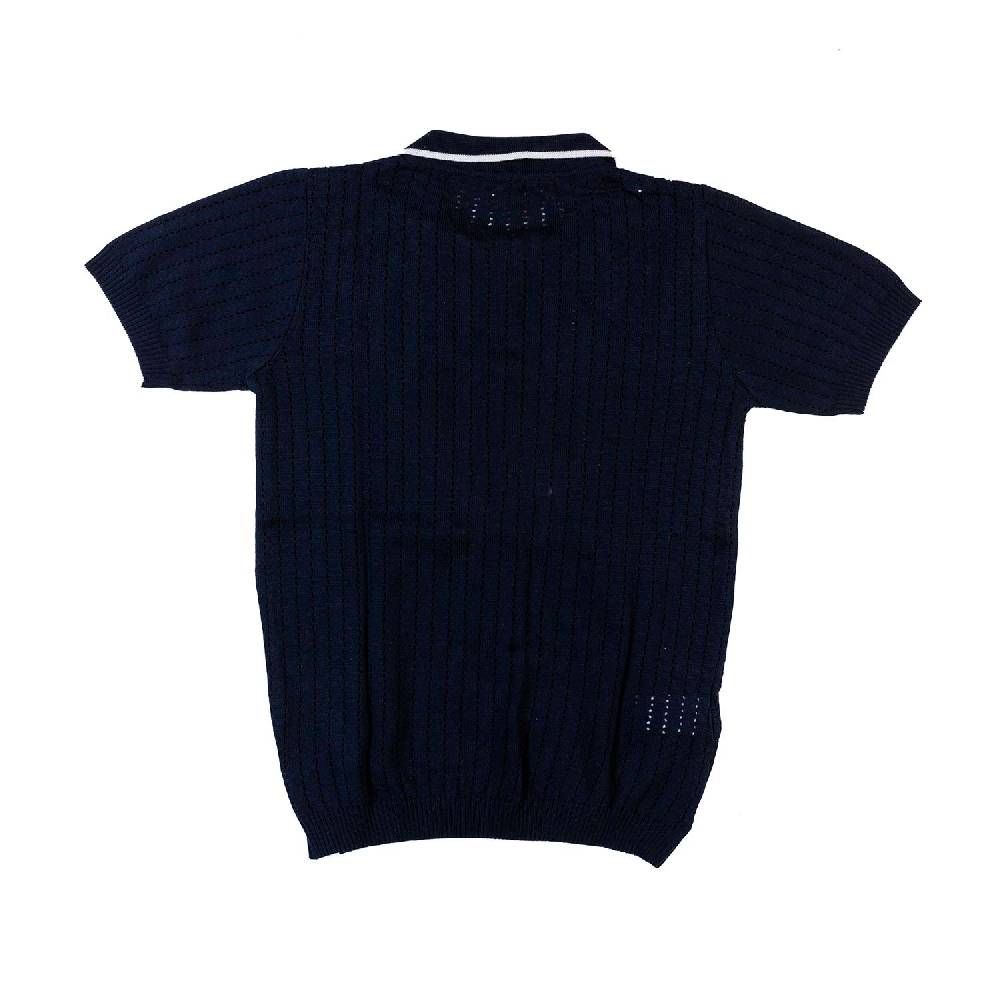 Nupkeet Polo tricot blu navy e bianca Gela Ultimi due giorni