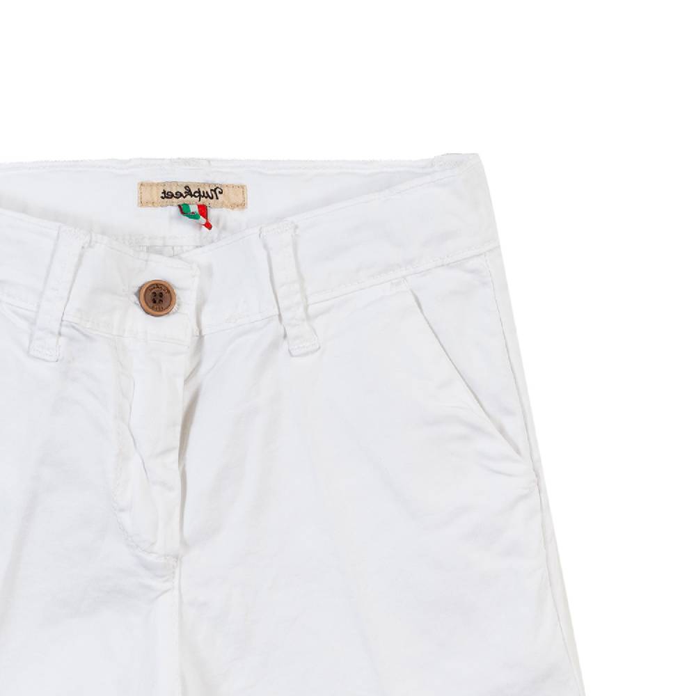 Nupkeet Bermuda raso bianco Pomezia Italy