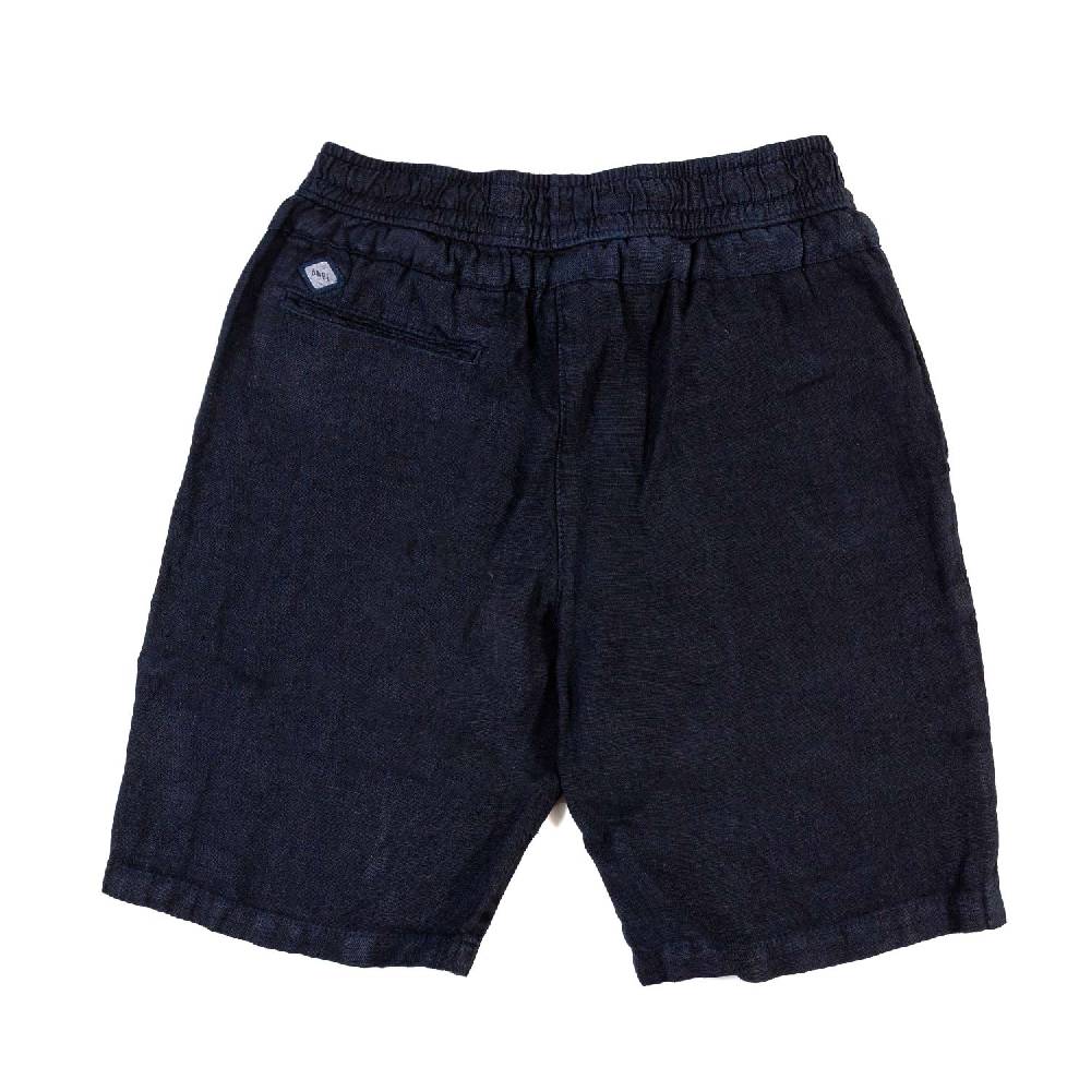 Nupkeet Bermuda lino blu navy Napoli Pezzi Unici