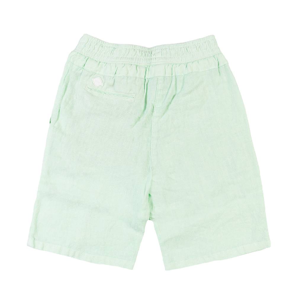 Nupkeet Bermuda lino verde acqua Napoli Qualità