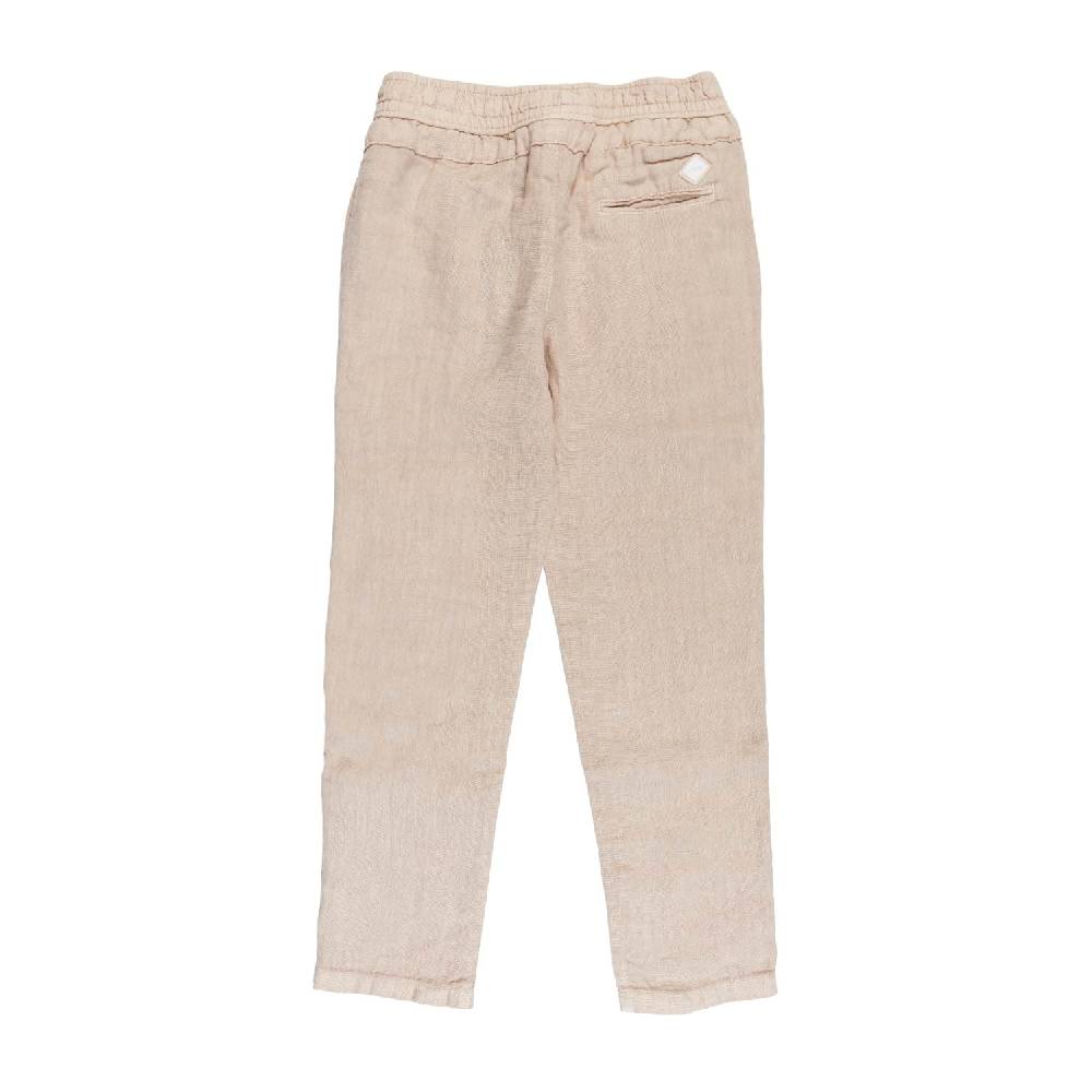 Nupkeet Pantalone lino nocciola Milano Pezzi Unici