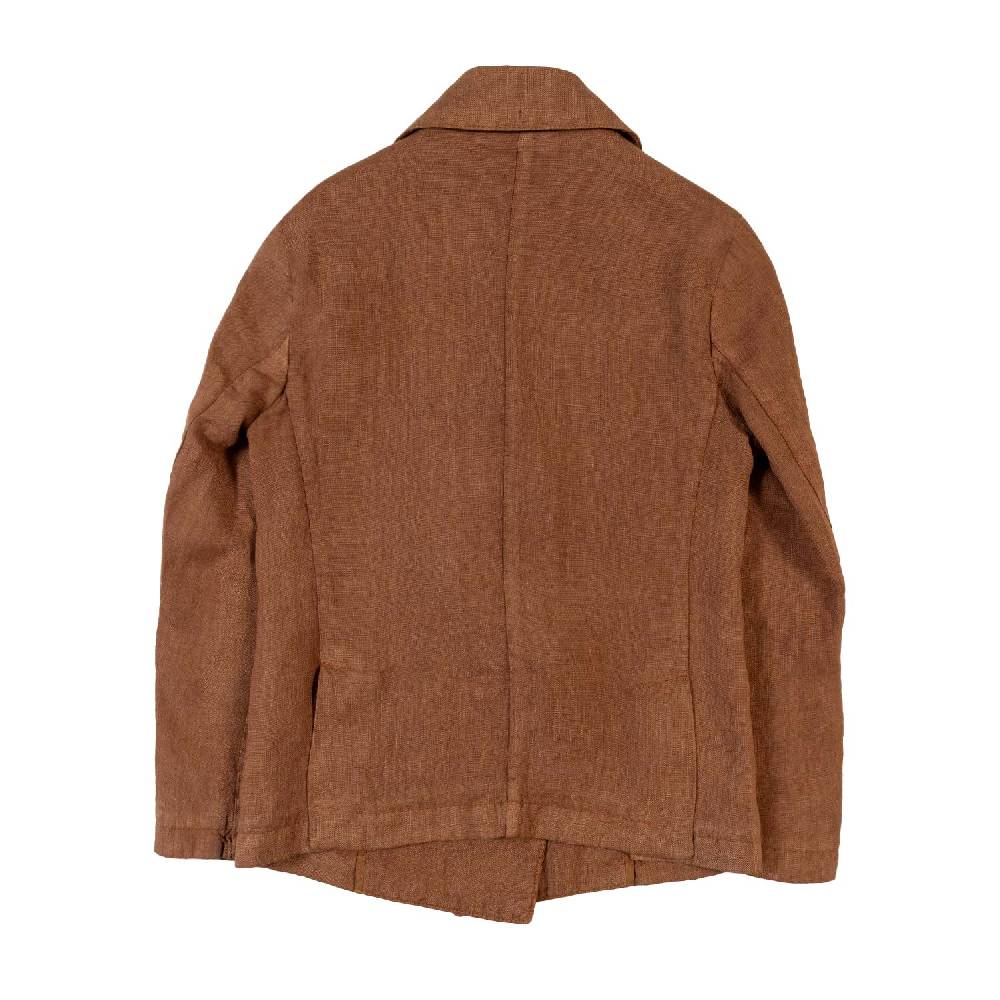 Nupkeet Giacca lino marrone cacao Catania Consegna Veloce