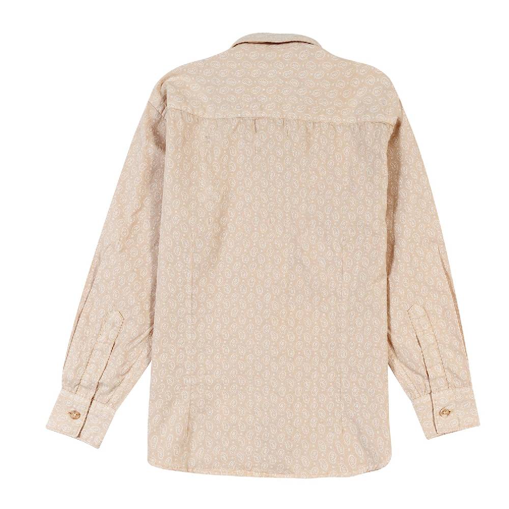 Nupkeet Camicia nocciola Palermo fantasia kashmir Fino Al -60%