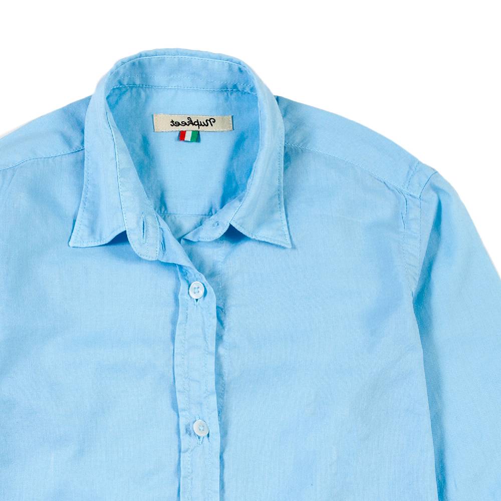 Nupkeet Camicia azzurra Fiumicino Prezzo Ridotto