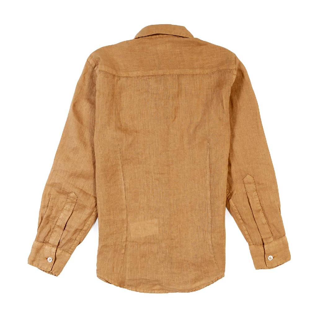 Nupkeet Camicia lino beige sabbia La Spezia Presa