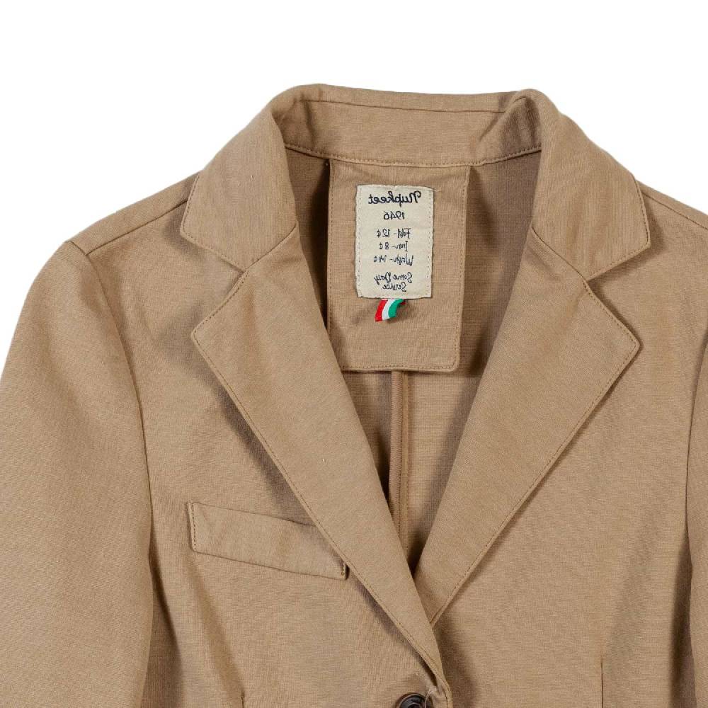 Nupkeet Giacca due bottoni beige sabbia Maratea Saldi