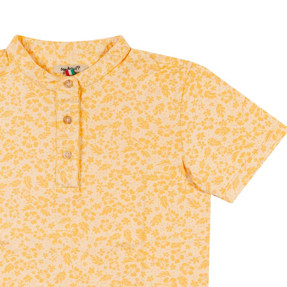 Nupkeet T-shirt serafino arancio zucca Trieste 2025
