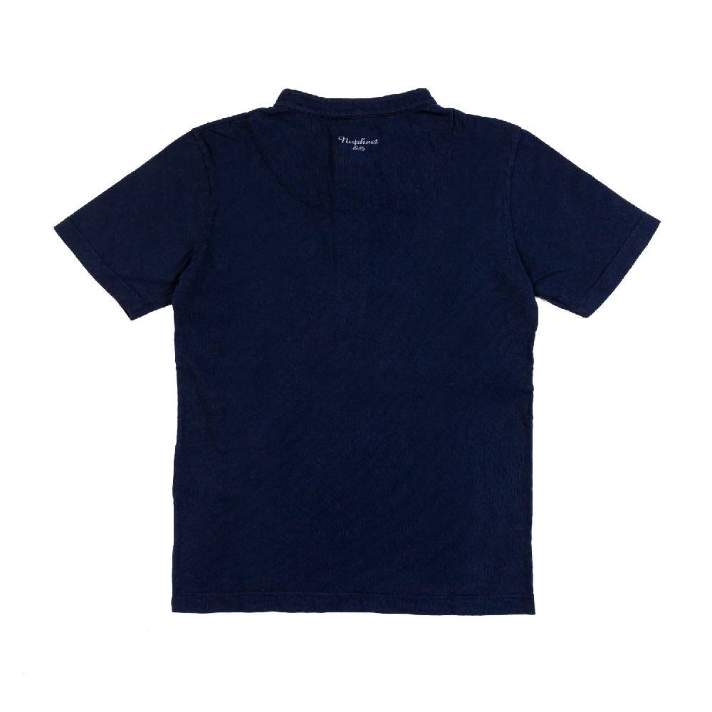 Nupkeet T-shirt serafino blu navy Brescia Italia