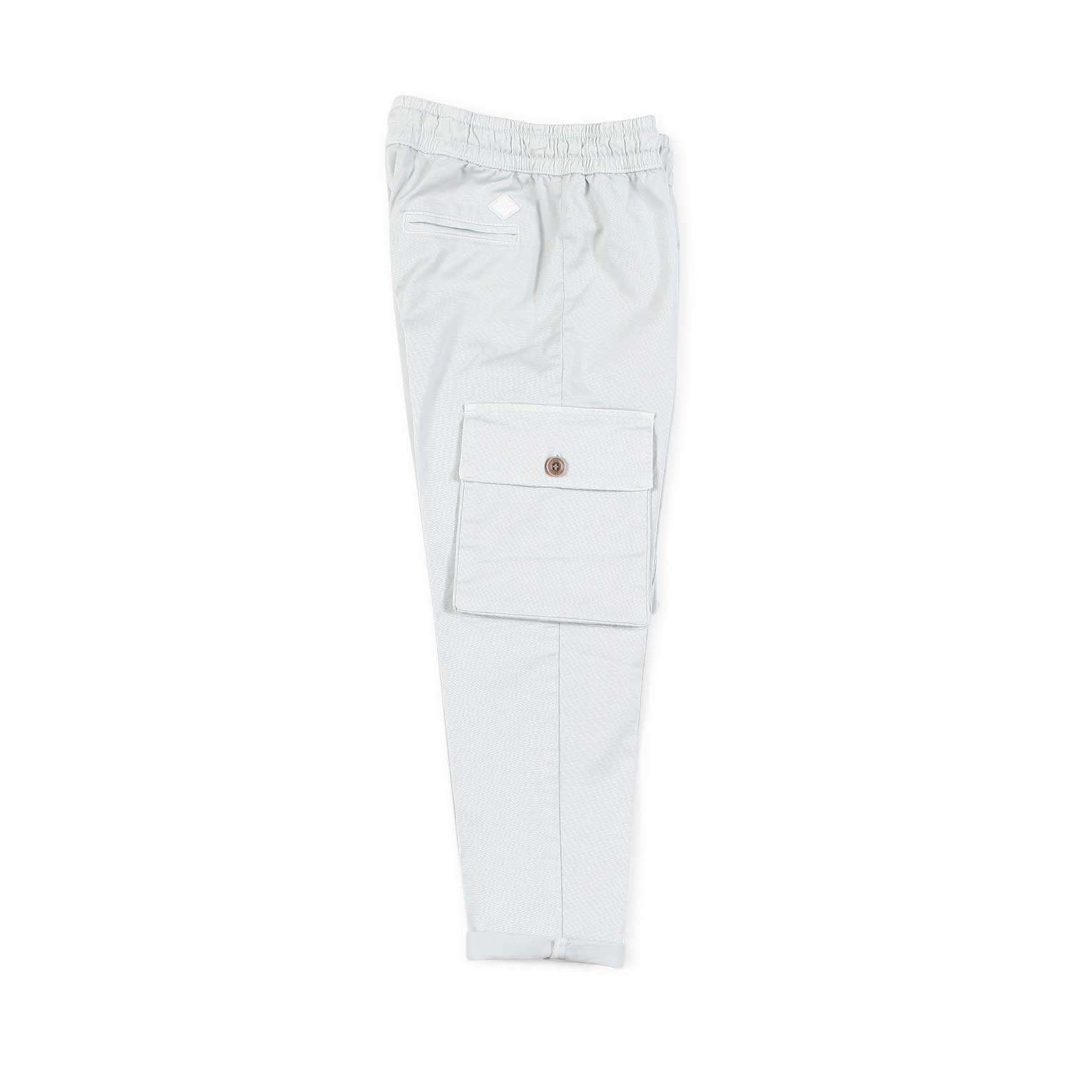 Nupkeet Pantalone cargo bianco perla Verona Shopping Online