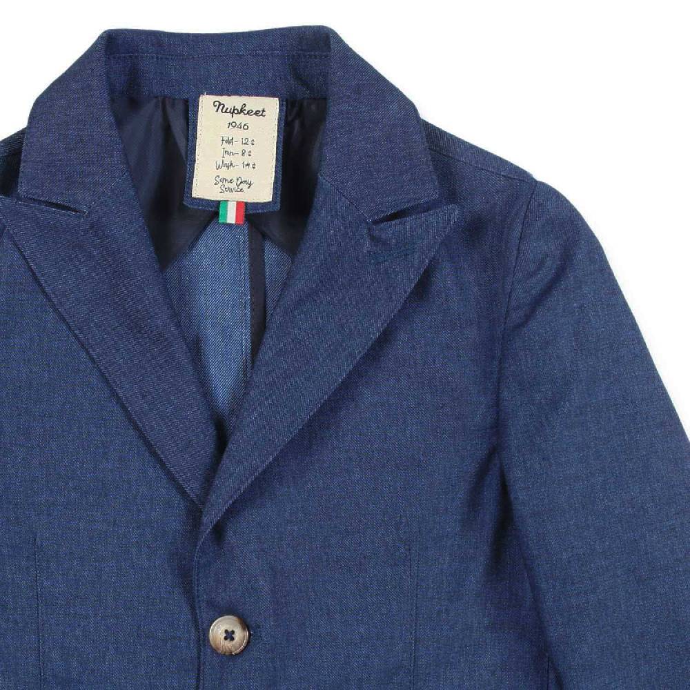 Nupkeet Giacca blu 2 bottoni Grosseto Sconti VIP